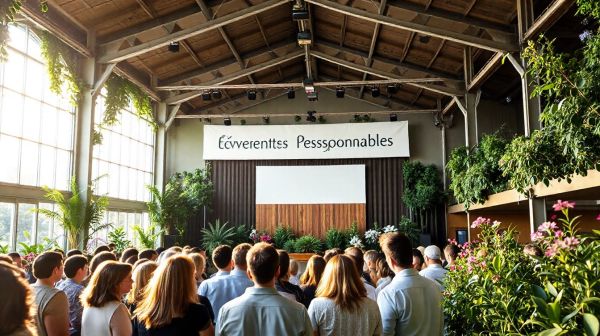 Top 5 solutions éco-responsables pour la gestion d'événements
