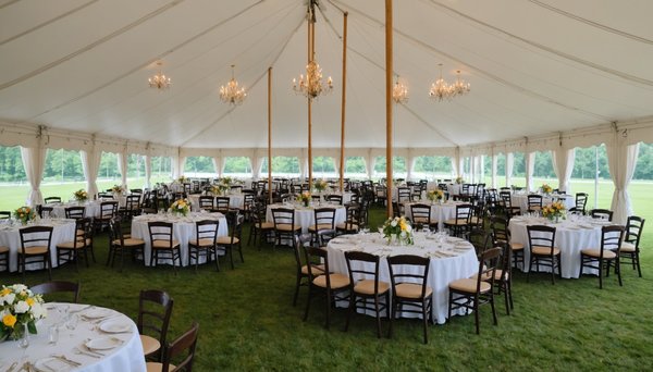 Tente de réception professionnelle : choix, normes et sécurité